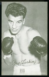 Tippy Larkin "Slug" Variation - c. 1940's Boxing Exhibit Card