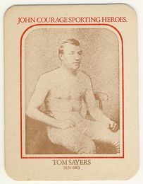 Tom Sayers - John Courage Beer Boxing Card - 1975
