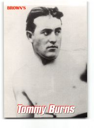 Tommy Burns 1999 Brown's Boxing Card