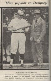 Tommy Gibbons and Babe Ruth - Archive Print - 1921