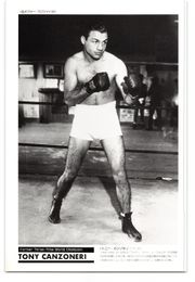 TONY CANZONERI Vintage c. 1994 Japan World Boxing Card Photo Premium #150