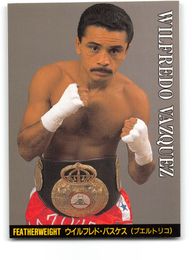 Wilfredo Vazquez - 1996 Japan World Boxing Card