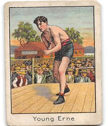 Young Erne - T-220 Tobacco Boxing Card Mecca Factory No. 649