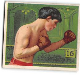 Young Loughrey - T-218 Tobacco Boxing Card Mecca Factory No. 649