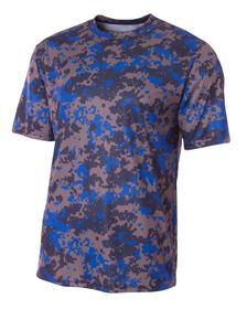 A4 Youth Camo Performance Crew T-Shirt. NB3256