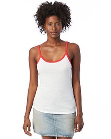 Alternative Ladies' Ringer Vintage Jersey Cami Tank Top. 5094BP