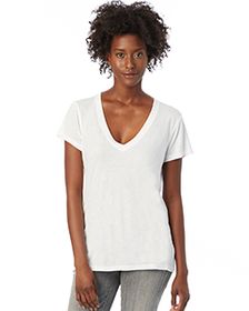 Alternative Ladies' Slinky-Jersey V-Neck T-Shirt. 2894B2