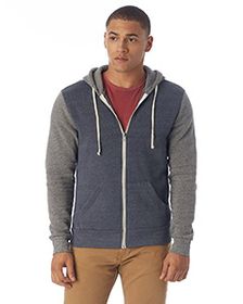 Alternative Unisex Rocky Eco-Fleece Colorblocked Hoodie. AA3203