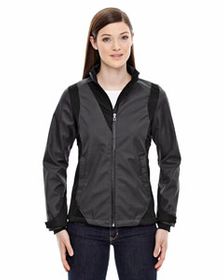 Ash City - North End Ladies' Commute Three-Layer Light Bonded Two-Tone Soft Shell Jacket with Heat Reflect Technology. 78686