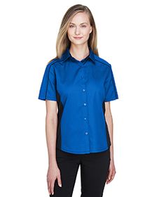 Ash City - North End Ladies' Fuse Colorblock Twill Shirt. 77042