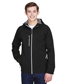 Ash City - North End Men's Prospect Two-Layer Fleece Bonded Soft Shell Hooded Jacket. 88166