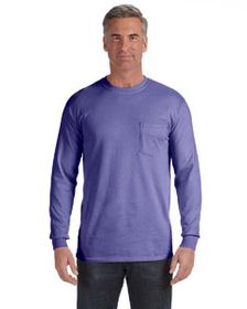 Comfort Colors Adult Heavyweight RSLong-Sleeve Pocket T-Shirt. C4410