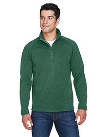 Devon & Jones Adult Bristol Sweater Fleece Quarter-Zip. DG792