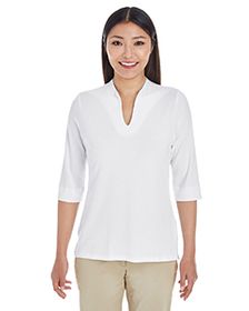 Devon & Jones Ladies' Perfect Fit Tailored Open Neckline Top. DP188W