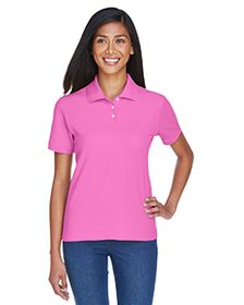 Devon & Jones Ladies' Pima Piqu Short-Sleeve Polo. D112W