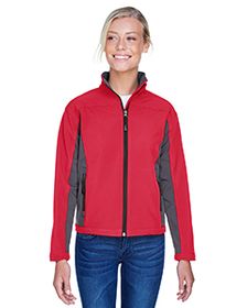 Devon & Jones Ladies' Soft Shell Colorblock Jacket. D997W