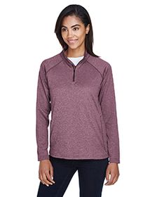 Devon & Jones Ladies' Stretch Tech-Shell Compass Quarter-Zip. DG440W