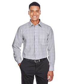 Devon & Jones Men's Crown Woven Collection GlenPlaid. DG520