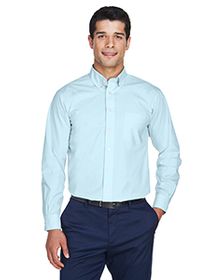 Devon & Jones Men's Crown Woven Collection Solid Broadcloth. D620