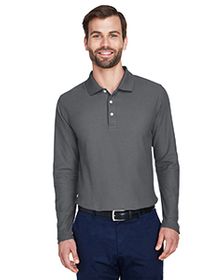 Devon & Jones Men's DRYTEC20 Performance Long-Sleeve Polo. DG170