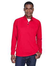 Devon & Jones Men's Stretch Tech-Shell Compass Quarter-Zip. DG440