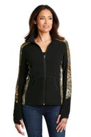 Port Authority Ladies Camouflage Microfleece Full-Zip Jacket. L230C