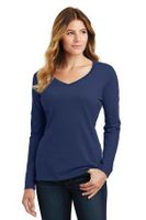 Port & Company Ladies Long Sleeve Fan Favorite V-Neck Tee. LPC450VLS