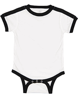 Rabbit Skins Infant Soccer Ringer Fine Jersey Bodysuit. 4432