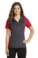 Sport-Tek Ladies Colorblock Micropique Sport-Wick Polo. LST652