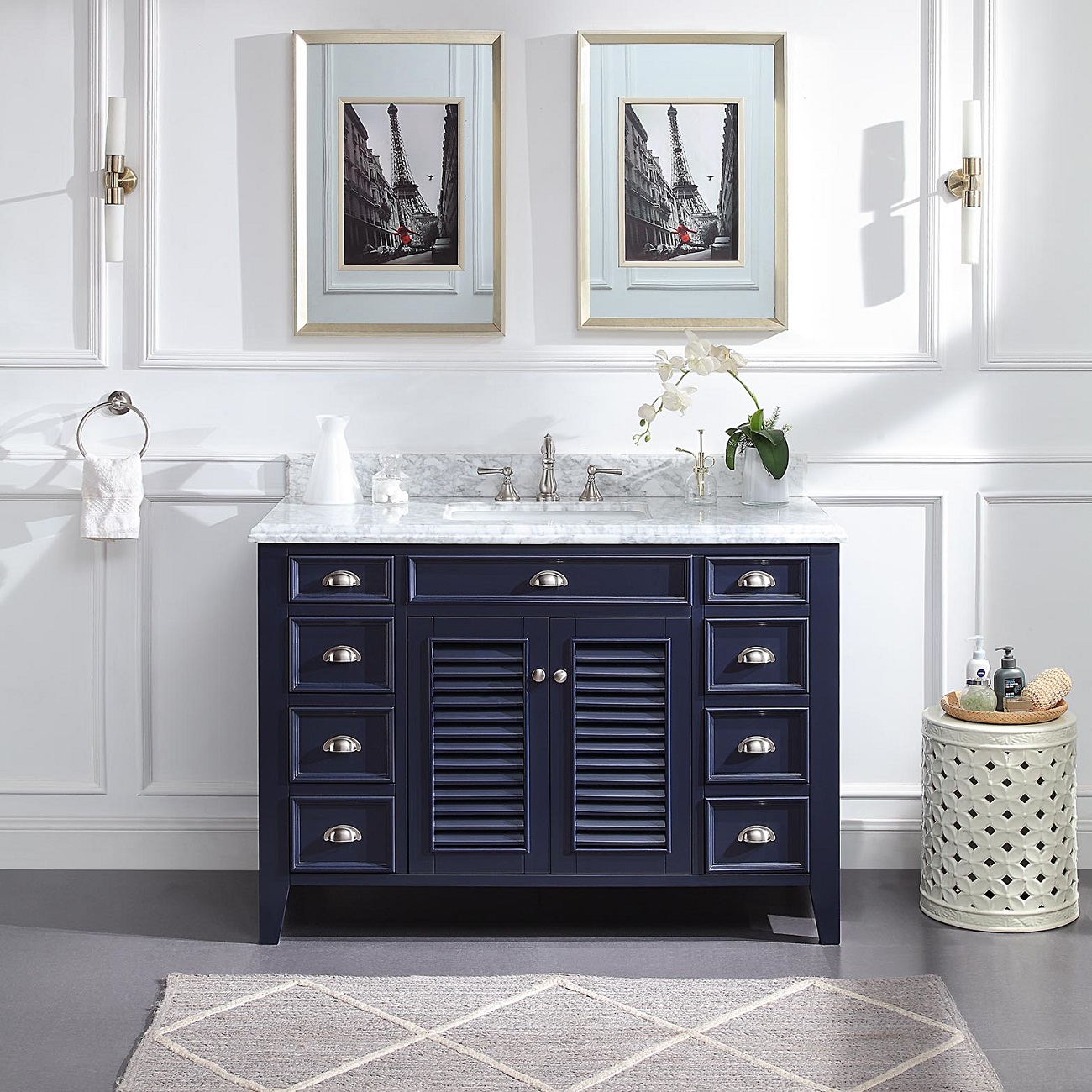 Cottage Vanity Bathroom Designs