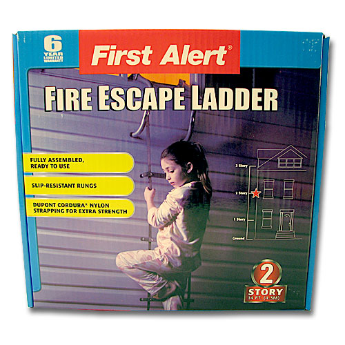 First Alert 2Story Fire Escape Ladder (Extends 14') Homefront Emergency