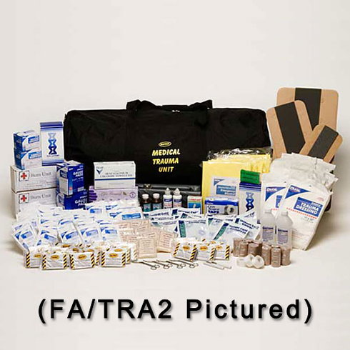 500 -Person Trauma Medical Kit ( 3-duffel bags)