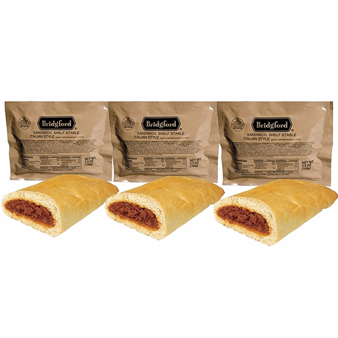 Bridgford Italian Sausage w/Sauce Singles <br> 3, 6, or 12 Pack- Extended Shelf-LIfe