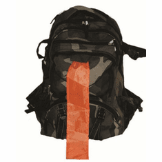 Deluxe Camo Backpack with Orange Pull-Out Flag 