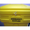 Large Survival Supplies Container on Wheels