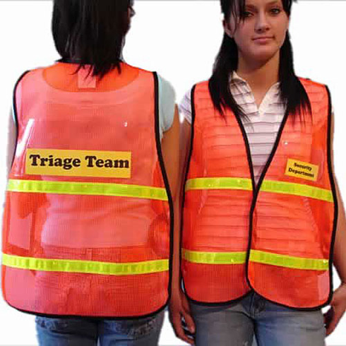 LEGEND Mesh Safety Vest with CLEAR INSERT