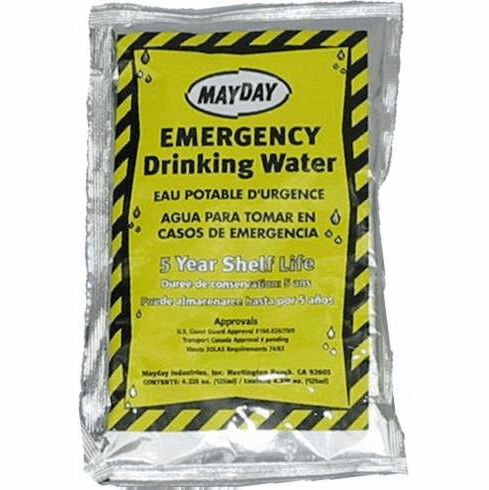 Mayday Water Pouch 4.225 Oz. ea.