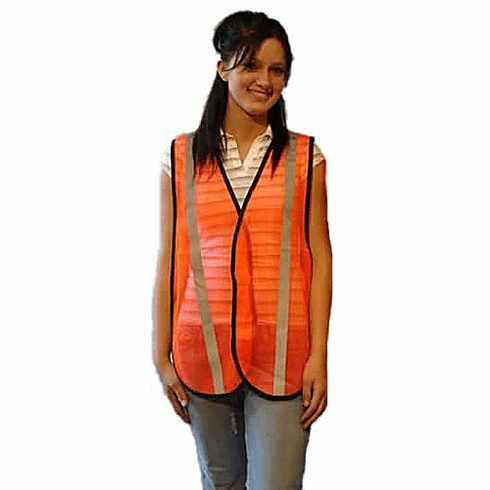 ORANGE Nylon Safety Vest 