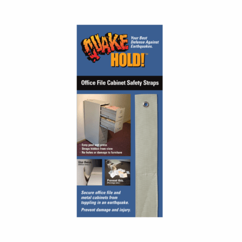 Quake HOLD Office File Cabinet Strap