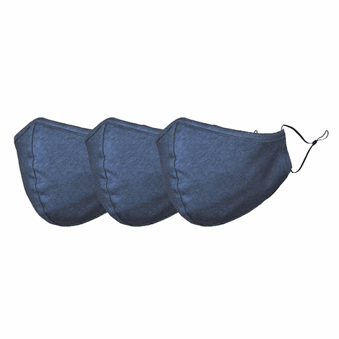 Re-usable Washable Face Masks Made in USA<br>3-Pack