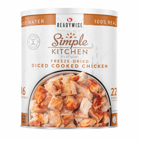 Simple Kitchen #10-Can Freeze-Dried Diced Chicken