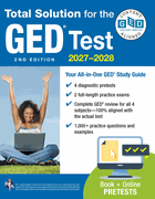 GED Total Solution, For the 2027-2028 GED Test: Certified GED Aligned Prep