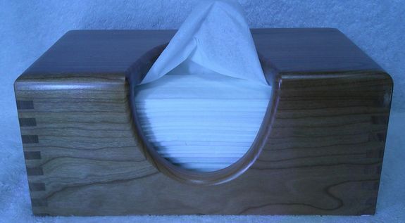 PUFFS TISSUE BOX SOLID CHERRY (1017202504)