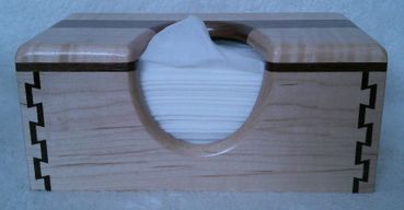 PUFFS TISSUE BOX COVER SOLID MAPLE AND WALNUT (1018202509) PUFFS TISSUE BOX COVER SOLID MAPLE AND WALNUT (1018202509)