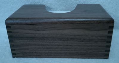 PUFFS TISSUE BOX COVER SOLID WALNUT (1017202501) PUFFS TISSUE BOX COVER SOLID WALNUT (1017202501)