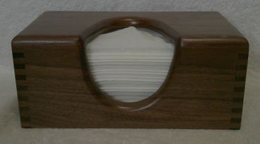 PUFFS TISSUE BOX COVER SOLID WALNUT (1017202503) PUFFS TISSUE BOX COVER SOLID WALNUT (1017202503)