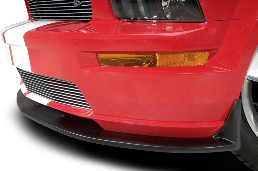 2005-2009 Ford Mustang GT V8 Front Bumper Lip – Unpainted Black Polyurethane Chin Spoiler