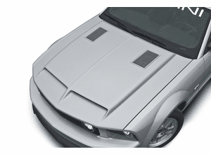 05-09 Mustang Type 4 Ram Air Hood w/ Billet Heat Extractors