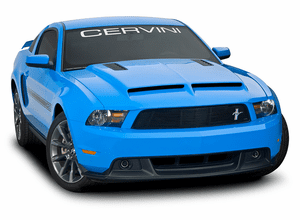 10-12 Mustang Ram Air Hood W/ Louvers