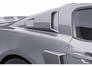 10-14 GT500 C-Series Quarter Window Scoops